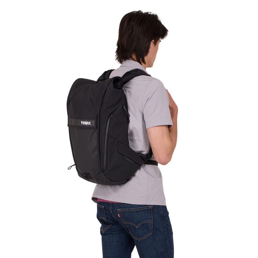 cykelryggsäck svart 20l