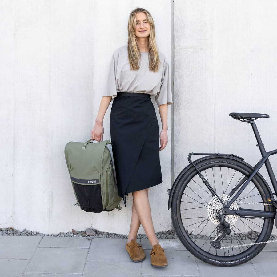 cykelryggsäck svart 20l