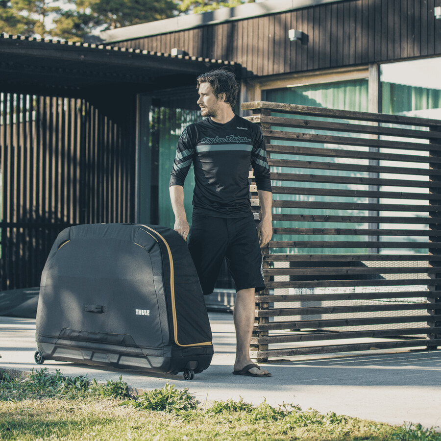 resefodral för racercykel svart