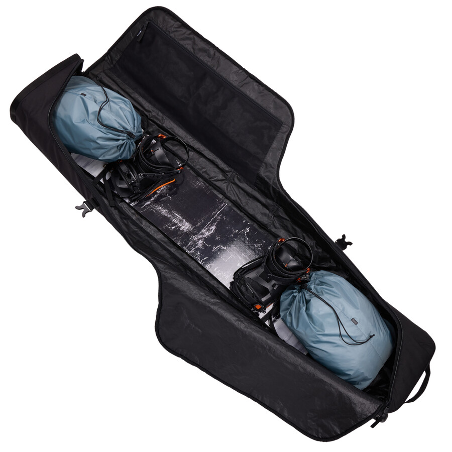 snowboardrulle 165 cm svart