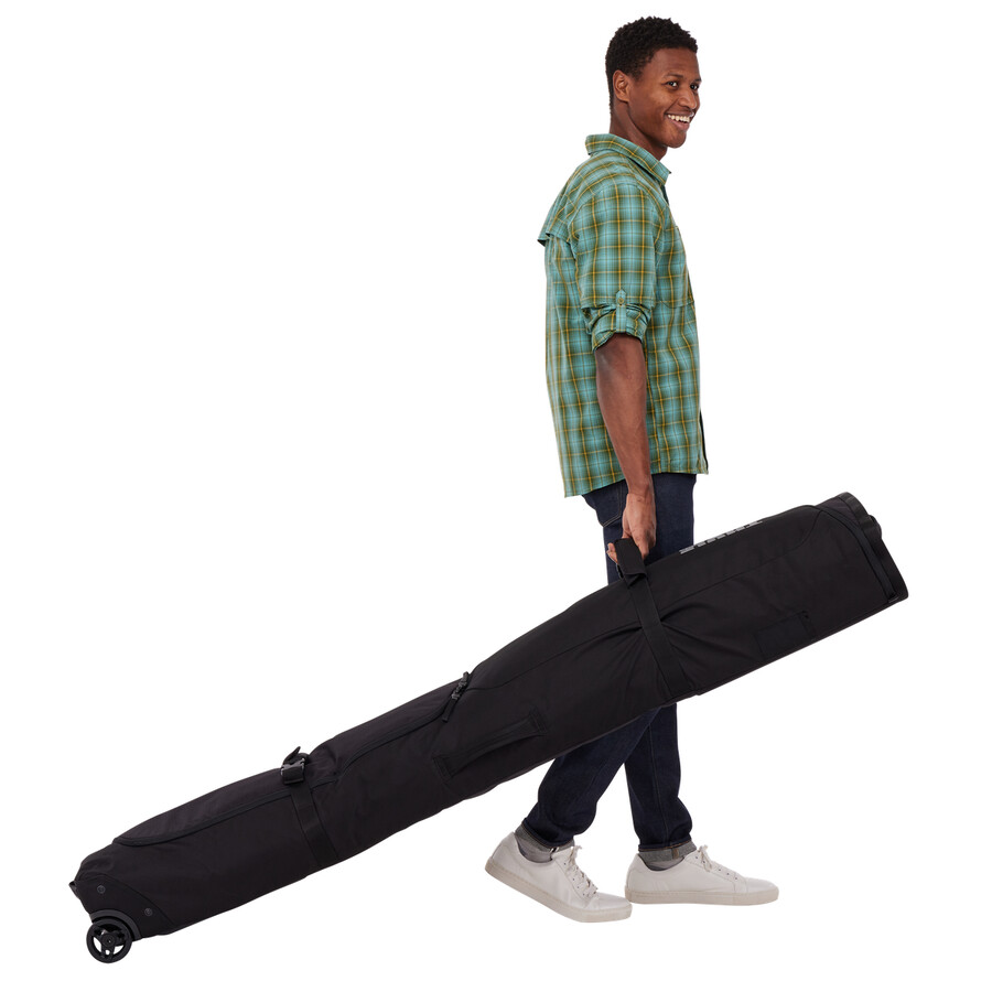 snowboardrulle 165 cm svart