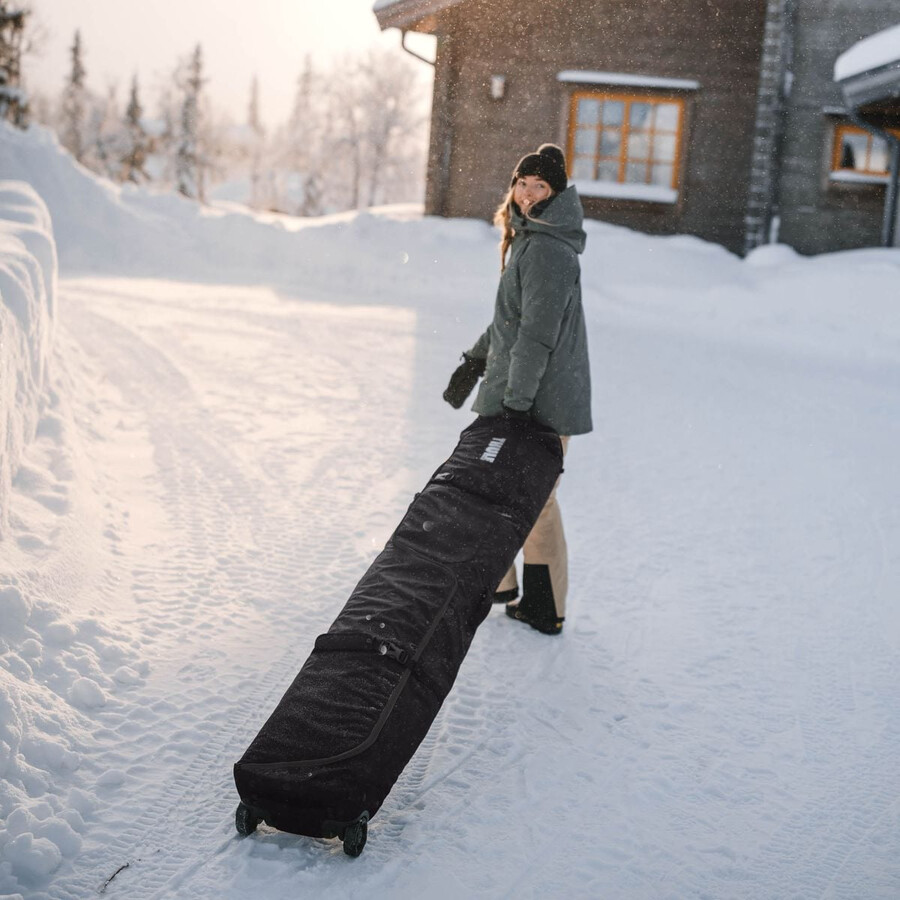 snowboardrulle 165 cm svart