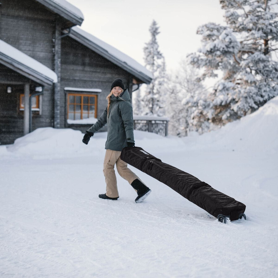 snowboardrulle 165 cm svart