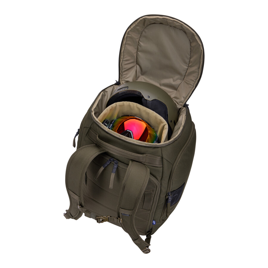 snowboard- och pjäxryggsäck 60l djup khaki