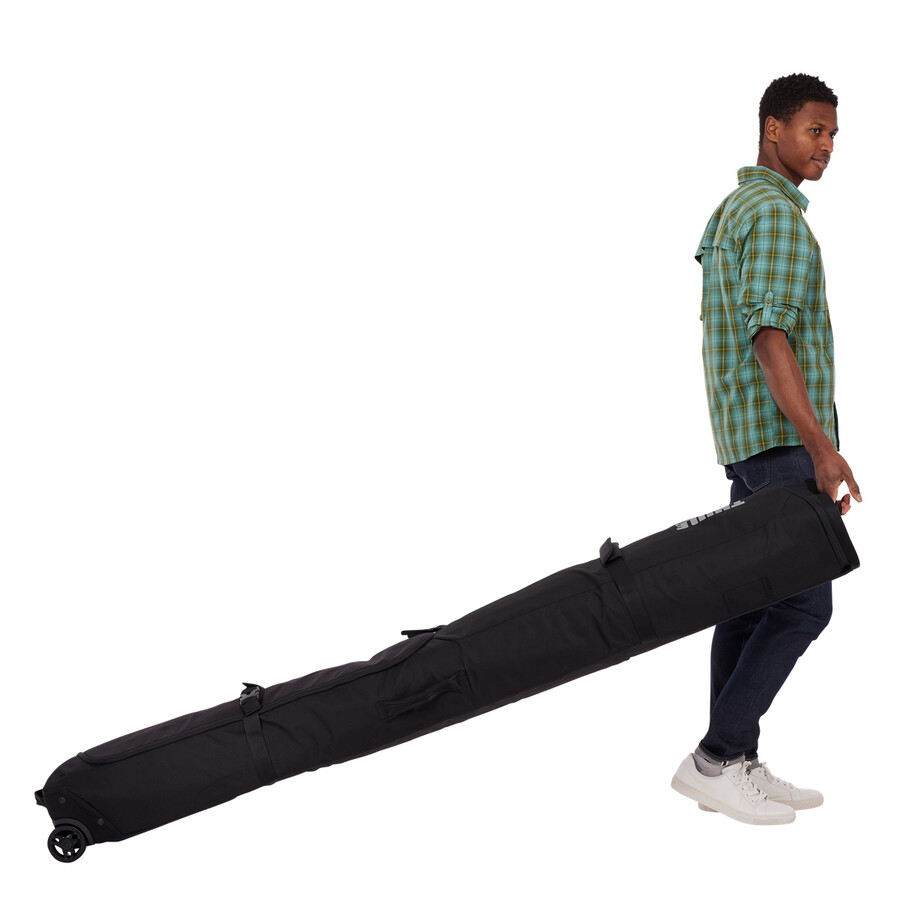 skidrullväska 192 cm svart