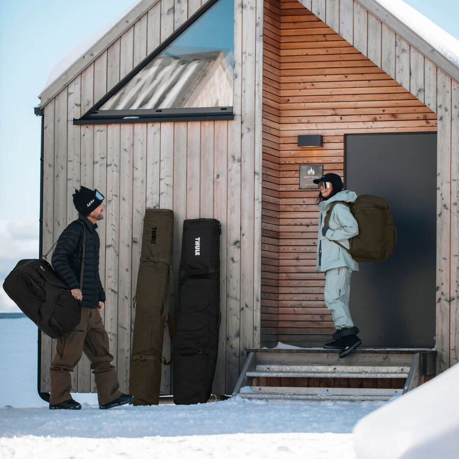 skid- och snowboardväska 80l djup khaki