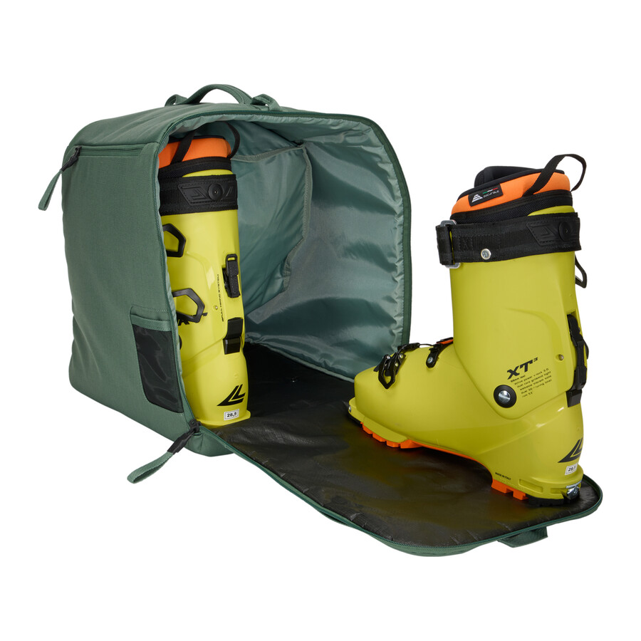 skid- och snowboardpjäxväska 35l hazy green