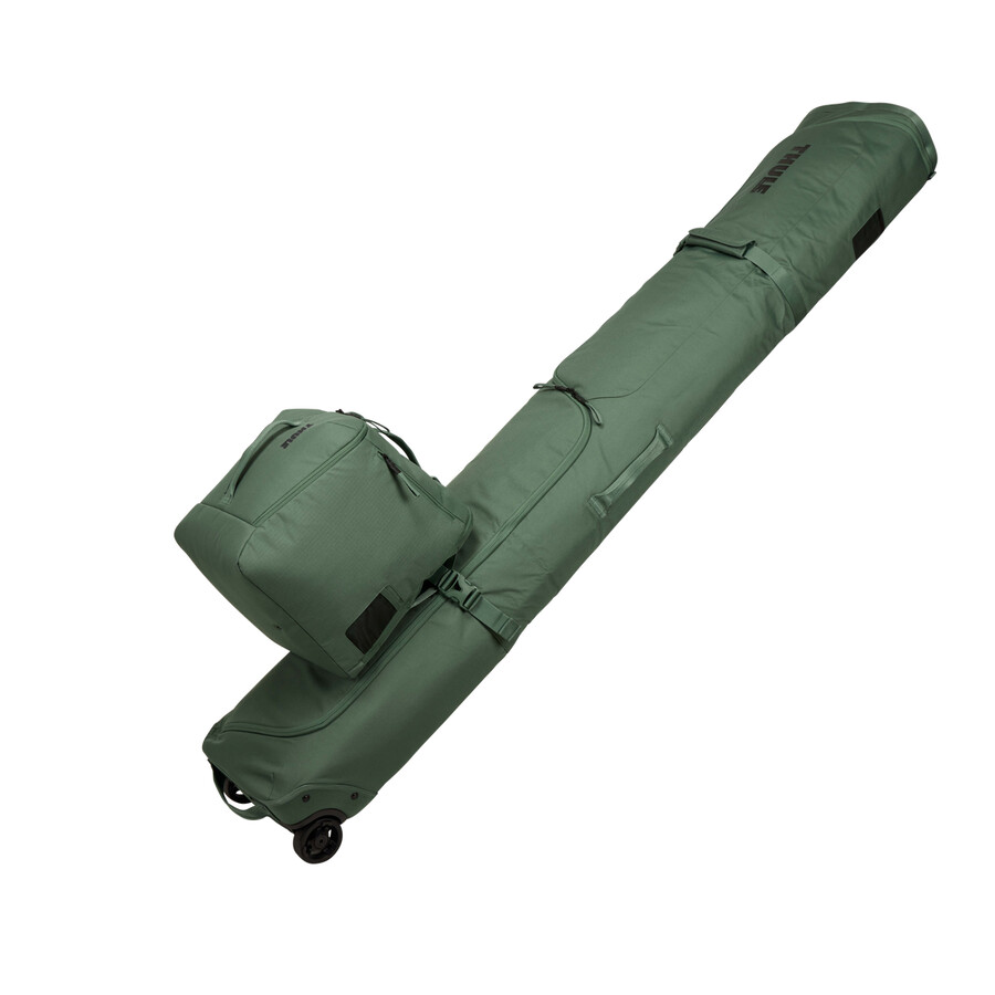 skid- och snowboardpjäxväska 35l hazy green