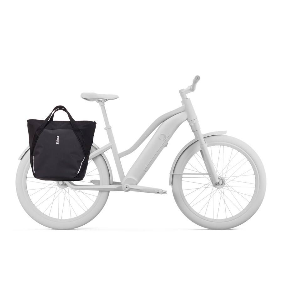 cykelväska med lås 25l svart