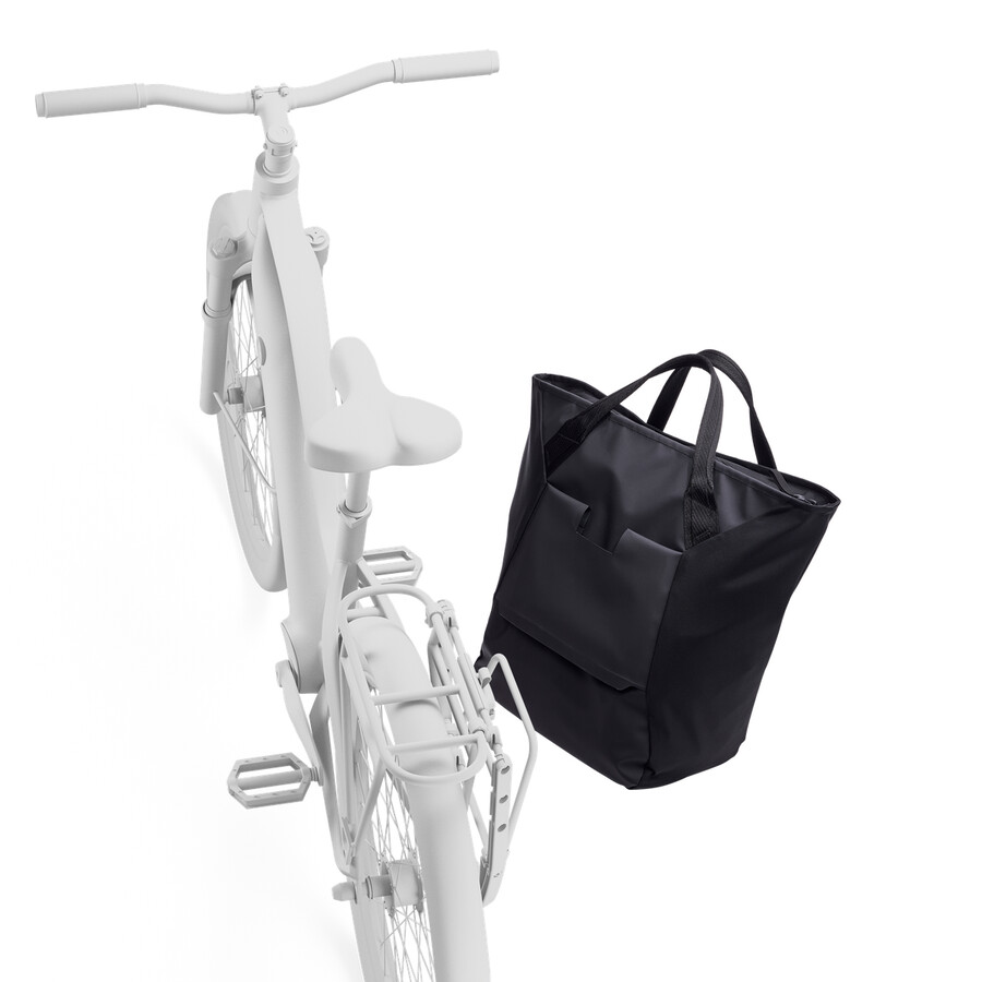 cykelväska med lås 25l svart