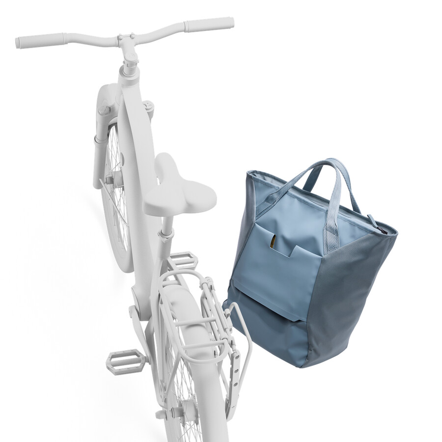 cykelväska med lås 25l mellanblå