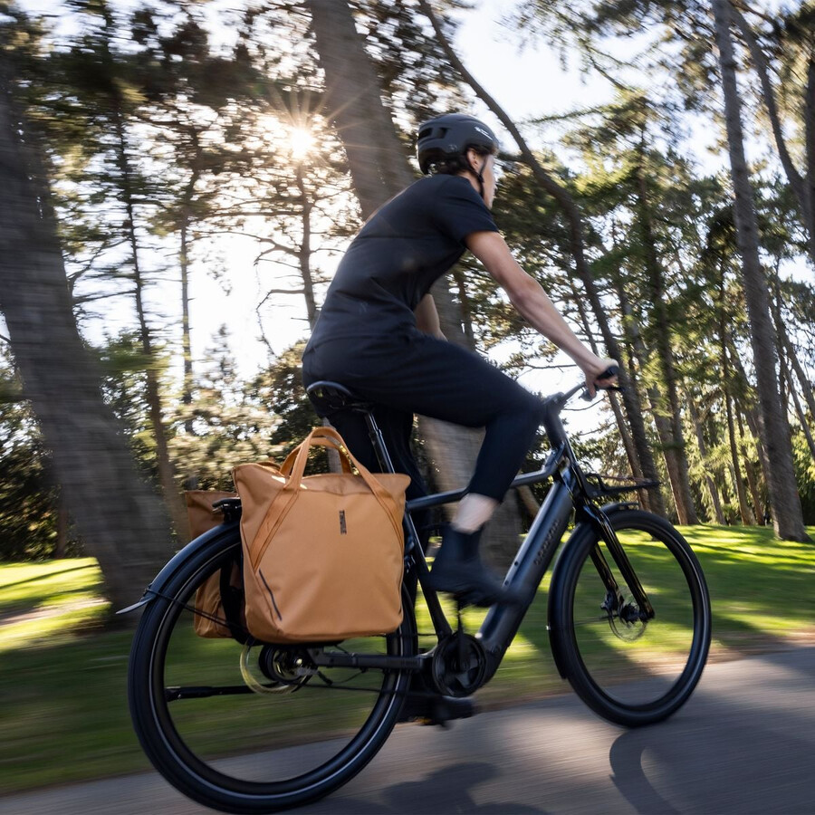 cykelväska med lås 25l mellanblå
