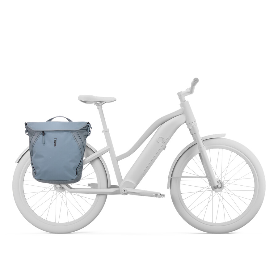 kurirväska för cykel med lås 22l mellanblå