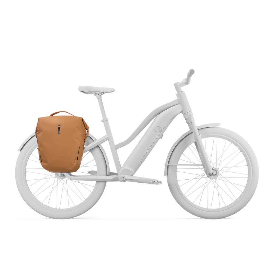 cykelväska med lås 22l dammad orange