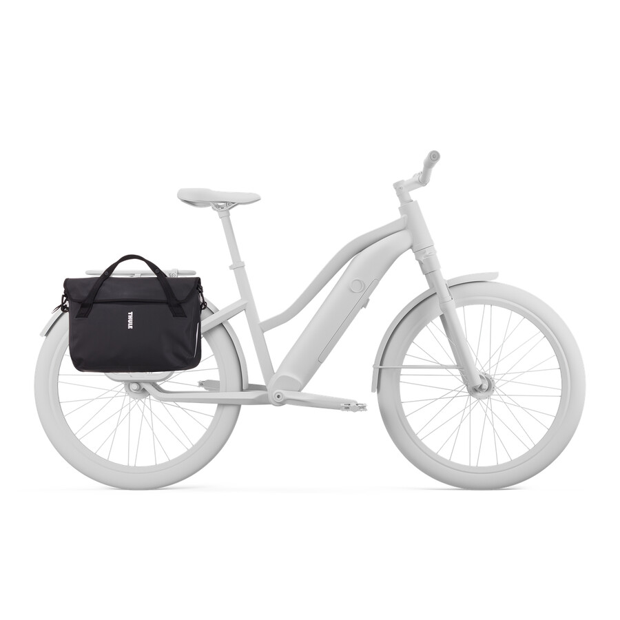 attache cykelväska med lås 16 svart