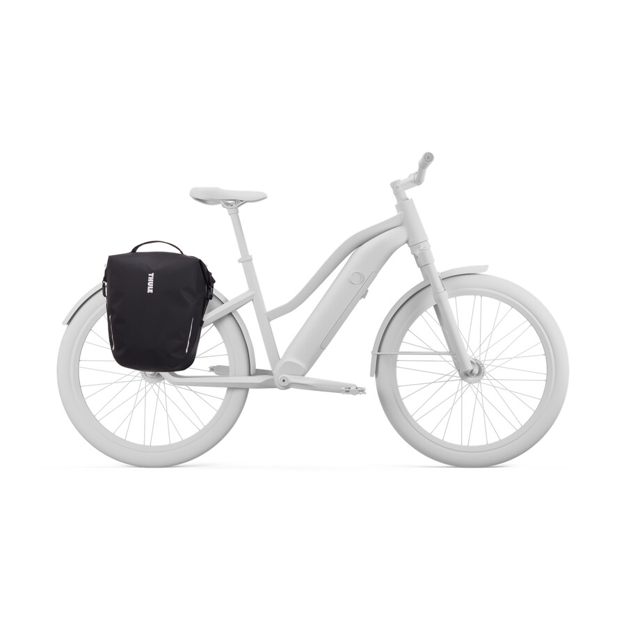 cykelväska med lås 22l svart
