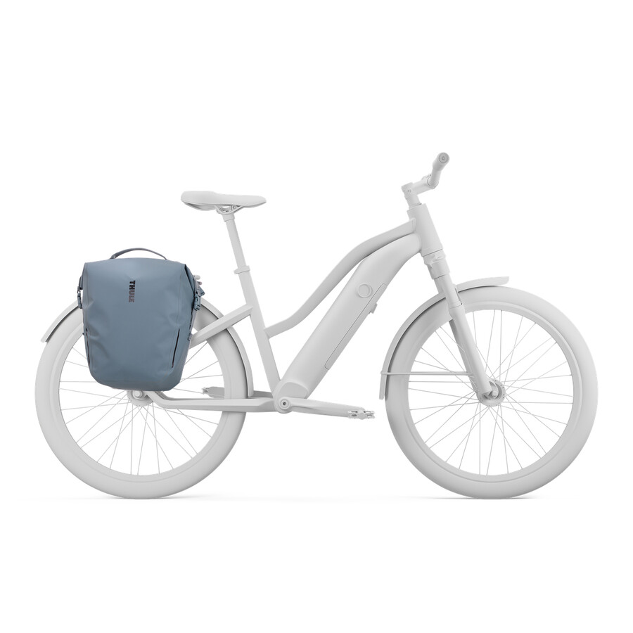 cykelväska med lås 22l mellanblå