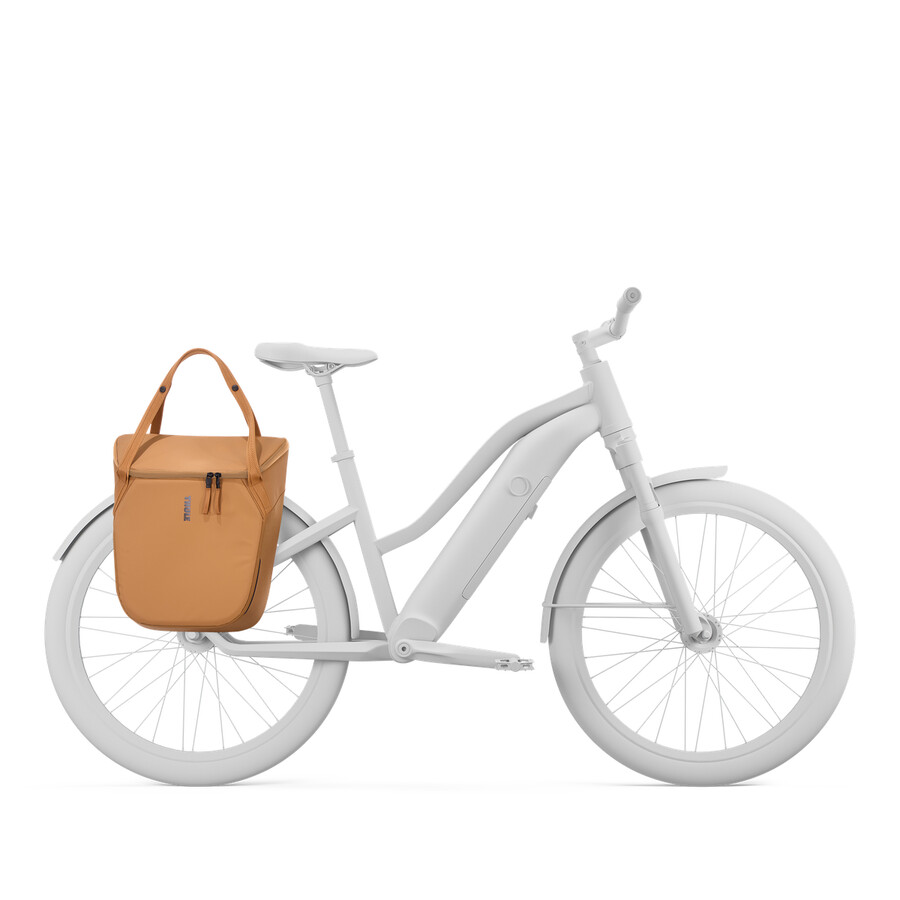 kylväska för cykel med inlåsning 21l dammad orange