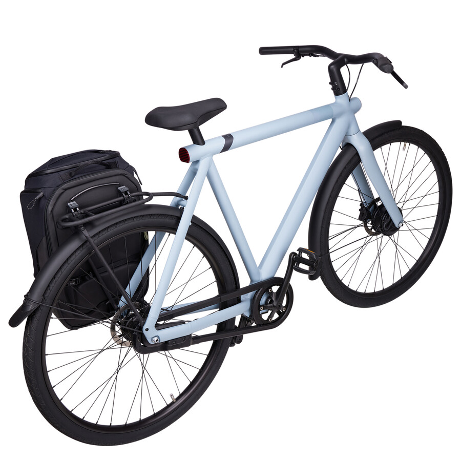 hybridcykelpakethållare och ryggsäck 26l svart