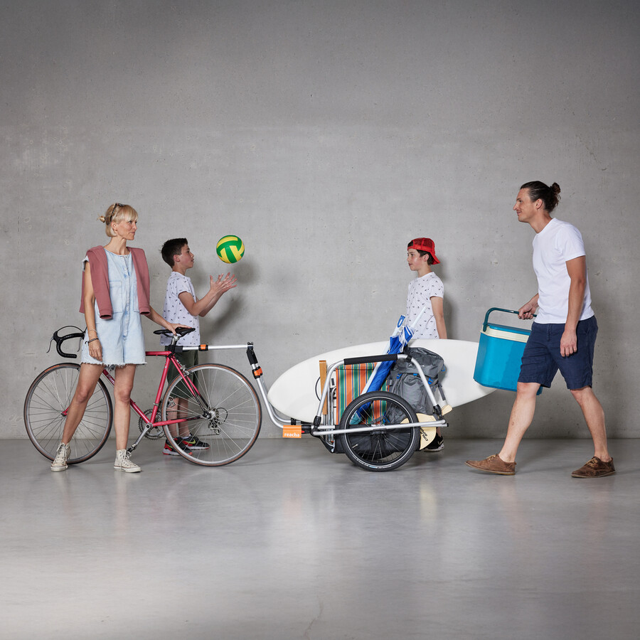 cykelkärra för stadstransporter
