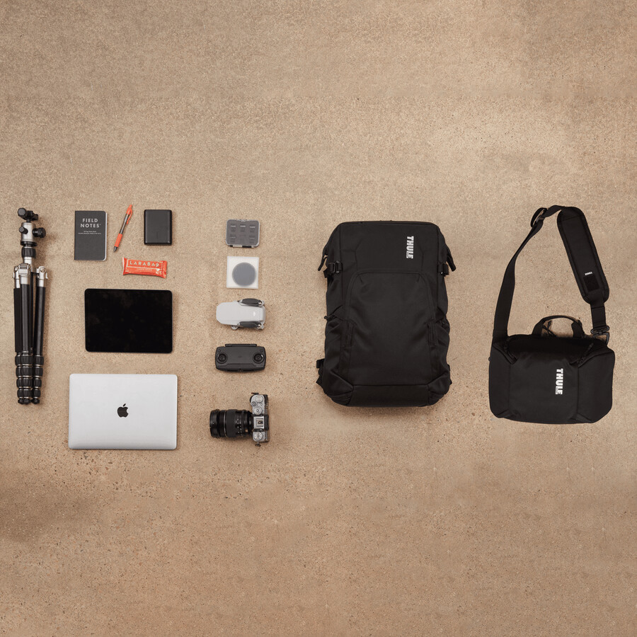 kameraryggsäck dslr 24l svart