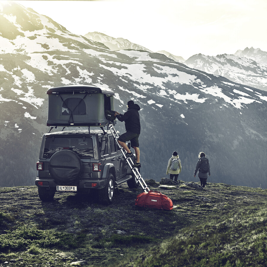 thule basin hardshell taktält svart