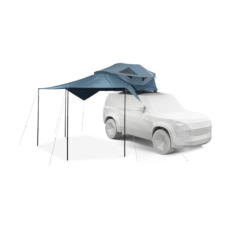 thule approach awning l 4-personers taktältsmarkis mörk skiffer