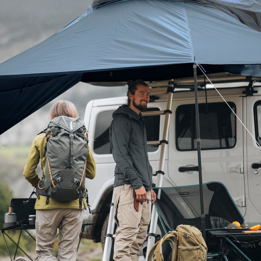thule approach awning l 4-personers taktältsmarkis mörk skiffer
