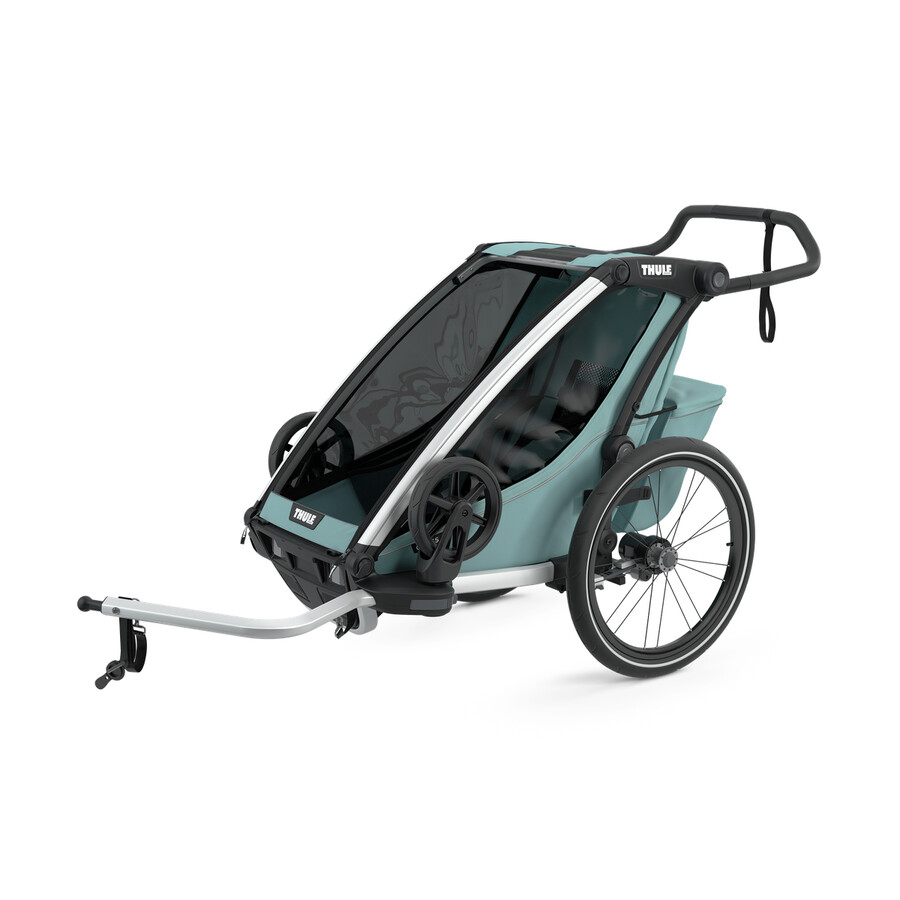 1-sits multisportcykelvagn alaska blå