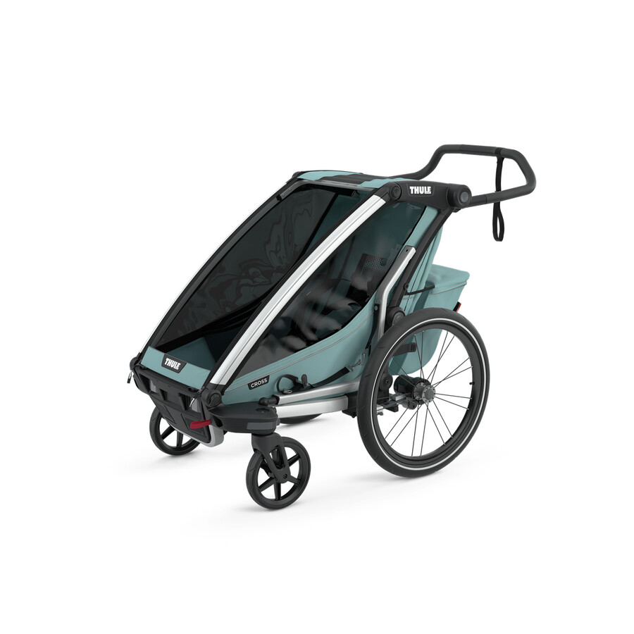 1-sits multisportcykelvagn alaska blå