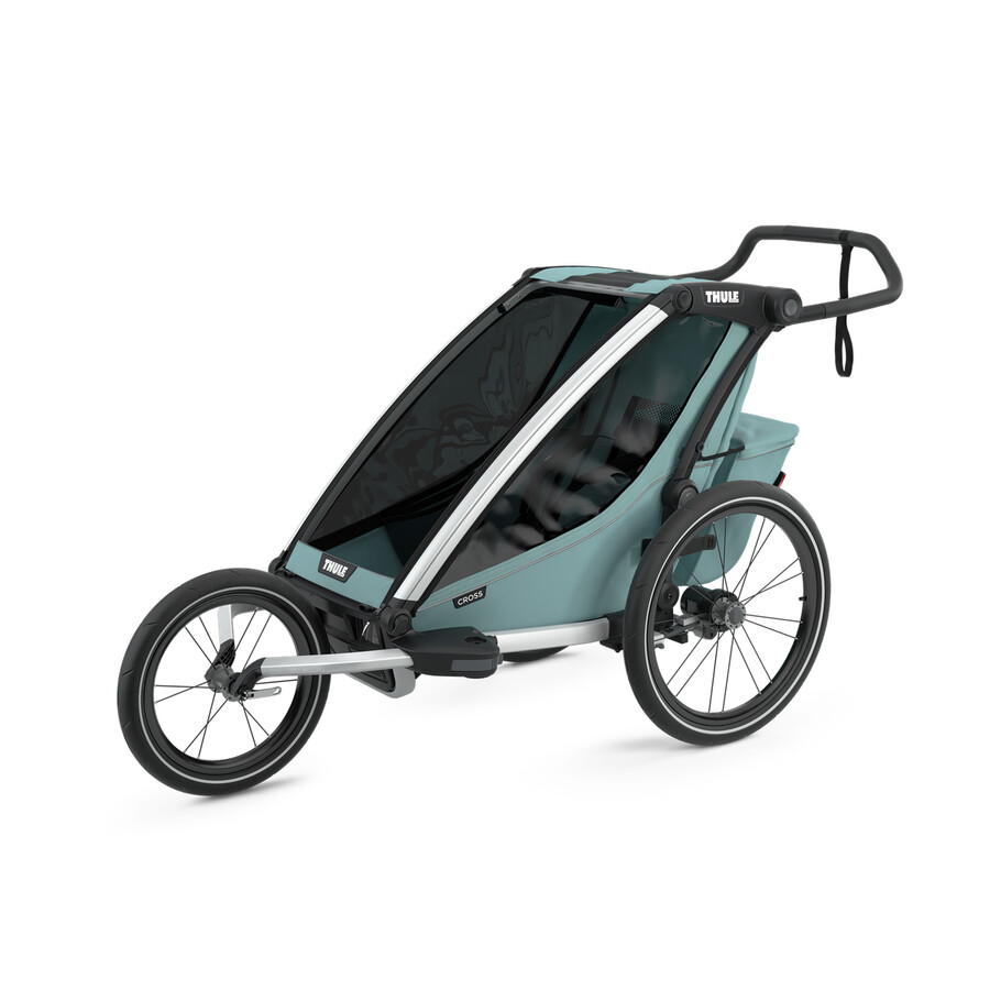 1-sits multisportcykelvagn alaska blå