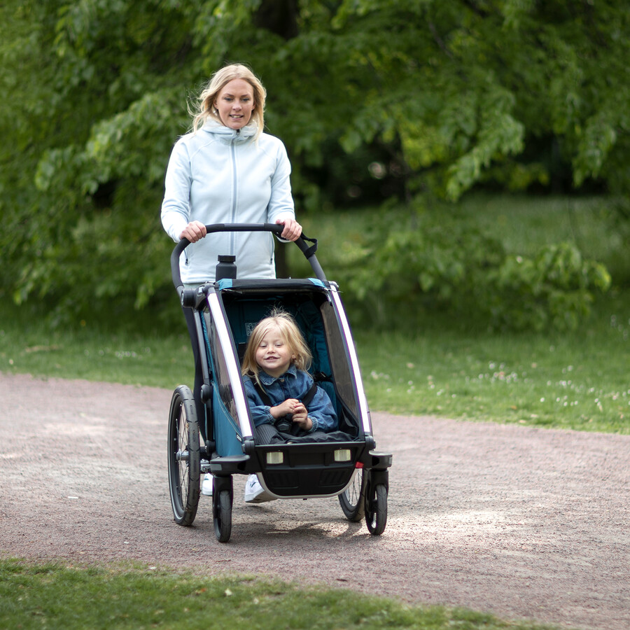 1-sits multisportcykelvagn alaska blå