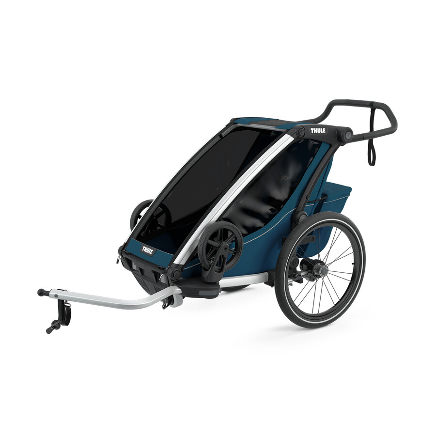 1-sits multisportcykelkärra majolica blå