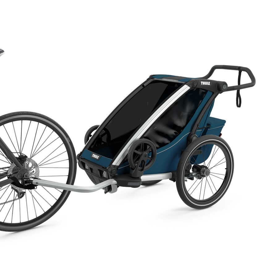1-sits multisportcykelkärra majolica blå