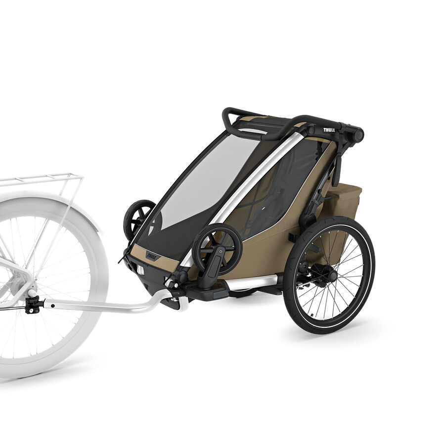 1-sits multisportcykelkärra faded khaki