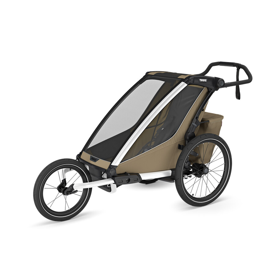 1-sits multisportcykelkärra faded khaki