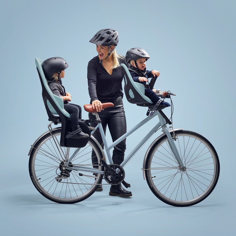 cykelsadel för cykelhållare majolica blå