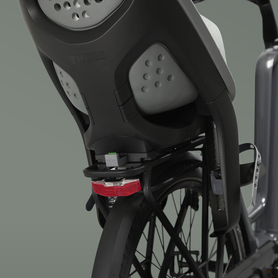 thule yepp 2 mik hd cykelstol för cykelhållare midnattssvart