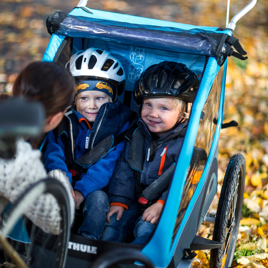 2-sits cykelvagn svart