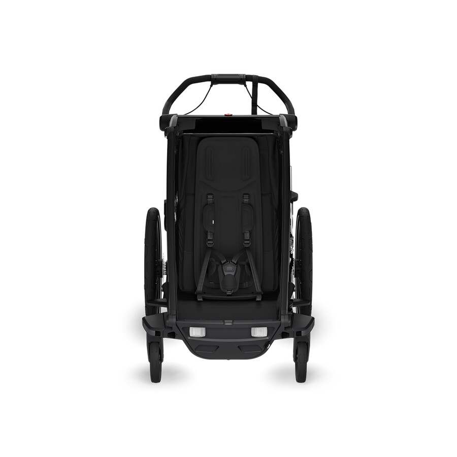 1-sits multisportcykelvagn svart