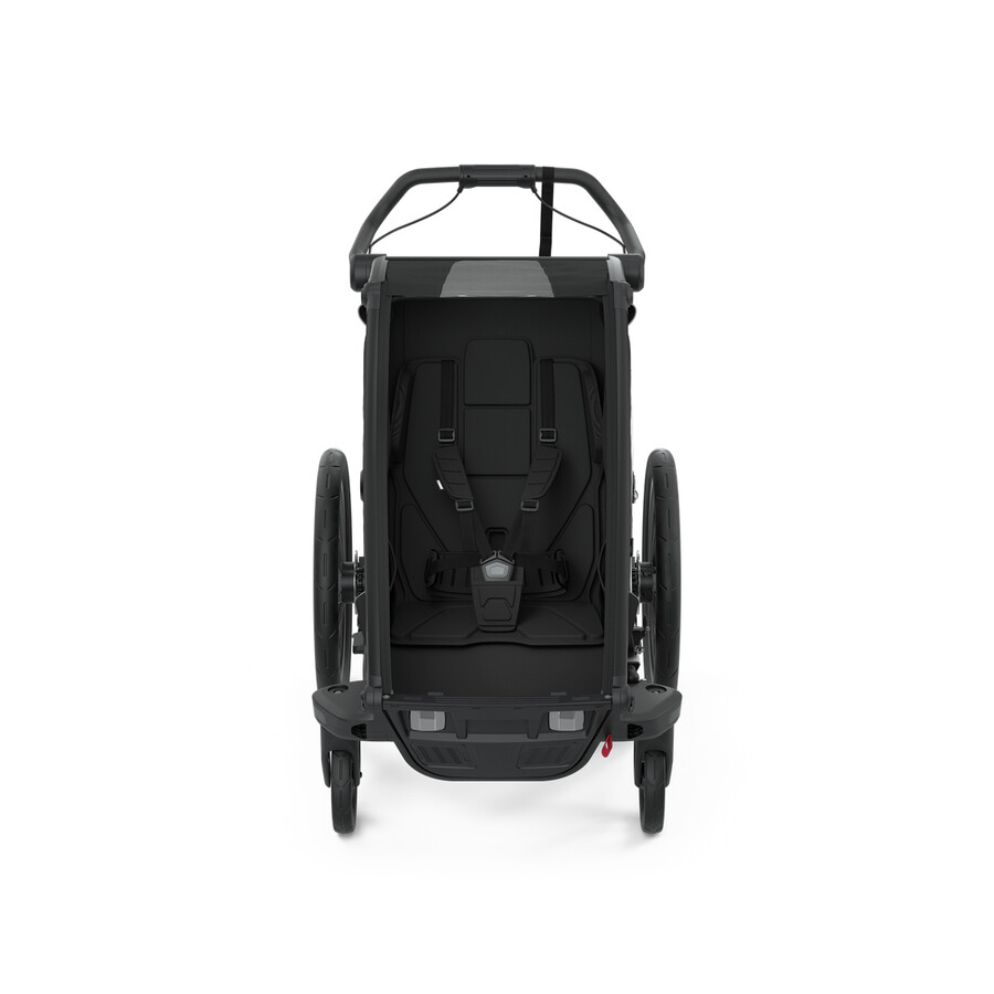 1-sits multisportcykelvagn midnattssvart