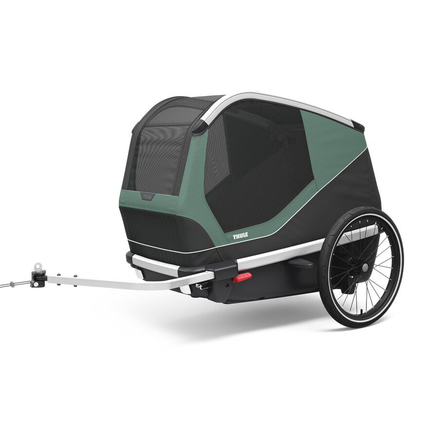 thule bexey l hundcykelkärra hazy green