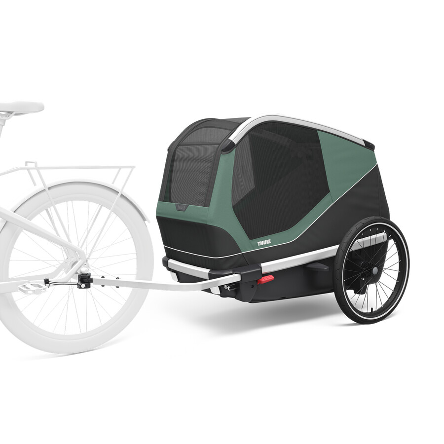 thule bexey l hundcykelkärra hazy green