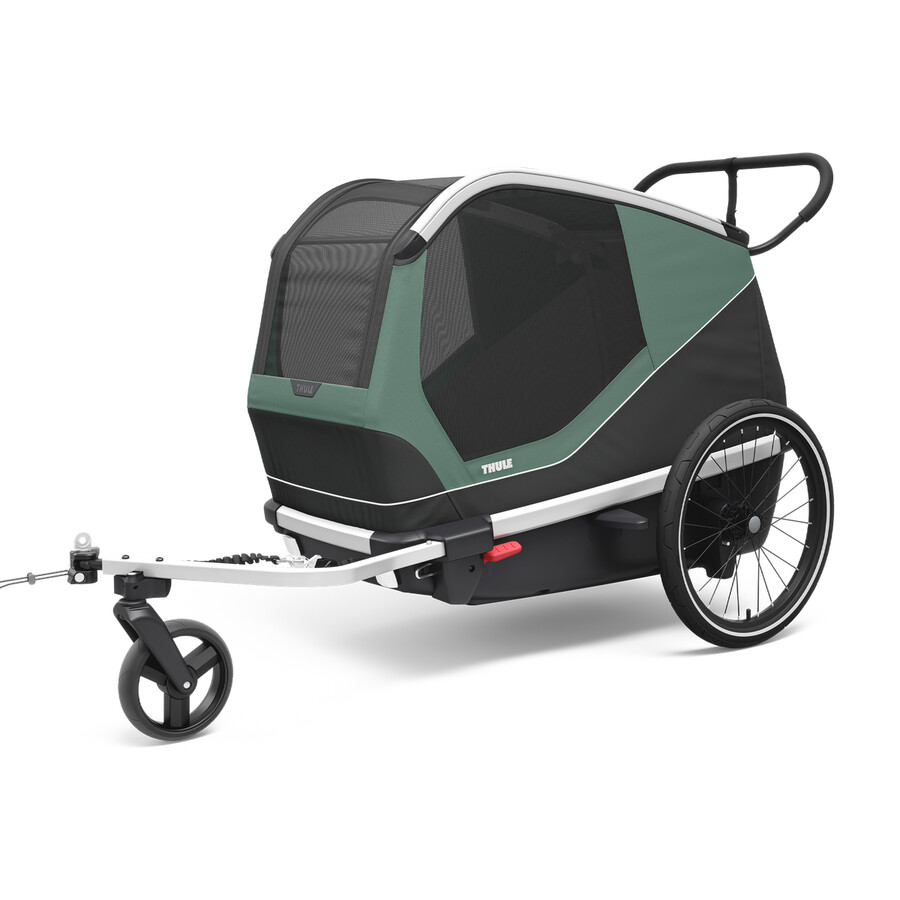 thule bexey l hundcykelkärra hazy green