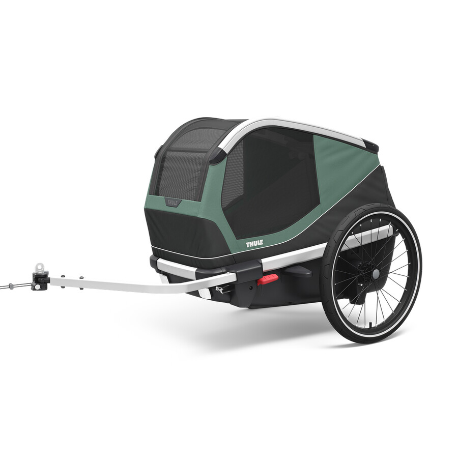 thule bexey m hundcykelvagn hazy green