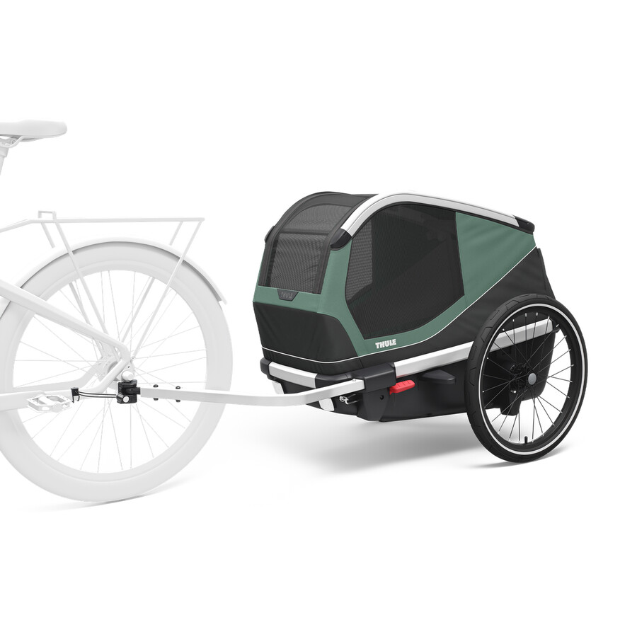 thule bexey m hundcykelvagn hazy green
