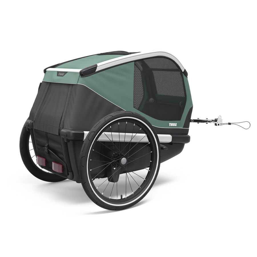 thule bexey m hundcykelvagn hazy green