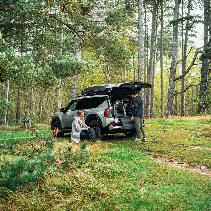 thule allax double m compact hundbur för dubbel bil