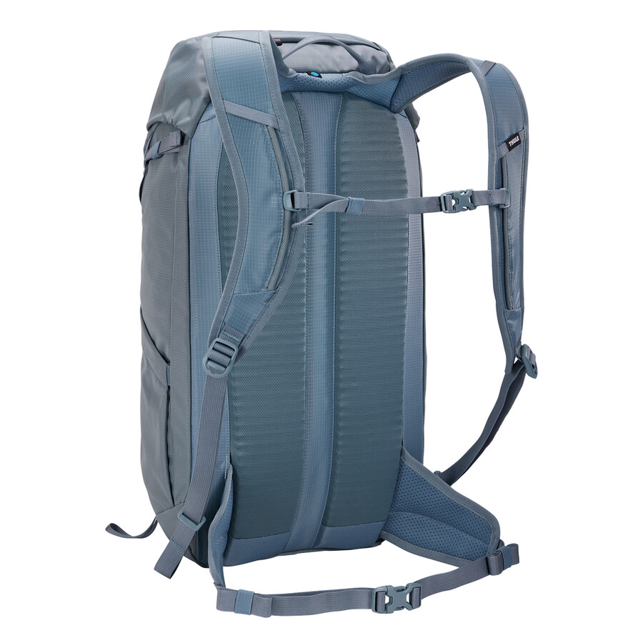 25l dagsryggsäck med regnskydd pond blue