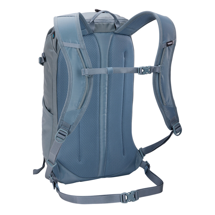 18l dagsryggsäck med regnskydd pond blue